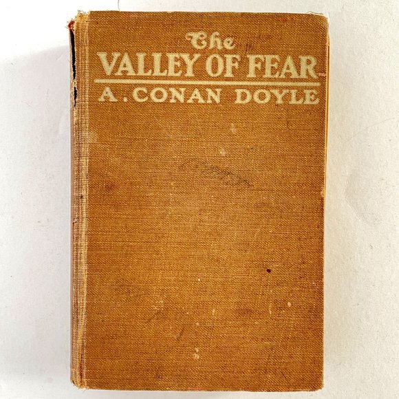 c1920 Sherlock Holmes Valley of Fear A Conan Doyle Hardbound Book Pub A.L. Burt - Picture 1 of 16